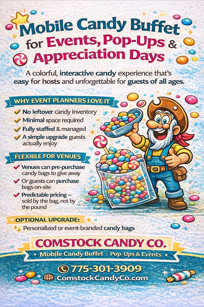 Comstock Candy Logo