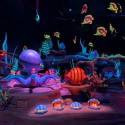 Under The Sea - Journey Of The Little Mermaid - Under The Sea ~ Journey of The Little Mermaid at Fantasyland at Magic Kingdom Park at Walt Disney World Resort. Inside the ride.