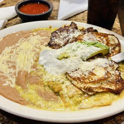 Pancho Villas - The chilaquiles, with no rice, was a 10/10!