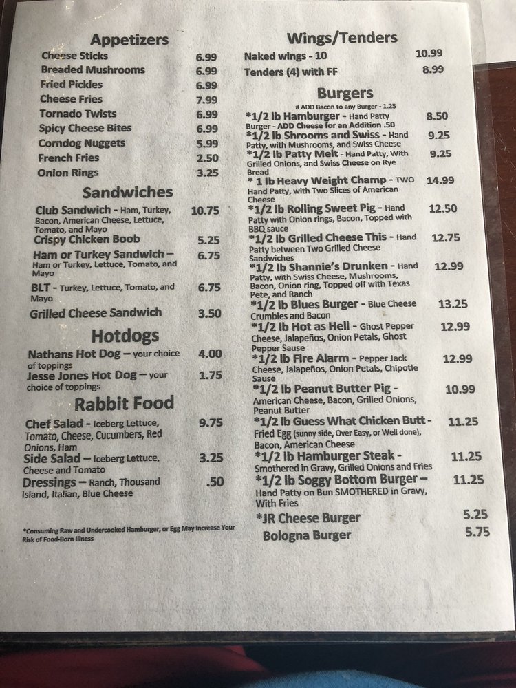 SHANNIE’S BAR AND GRILL Updated October 2024 3575 US Hwy 29