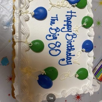 Prantl's Bakery - a birthday cake on a plate - Bakeries Near Me - Greensburg, Pennsylvania