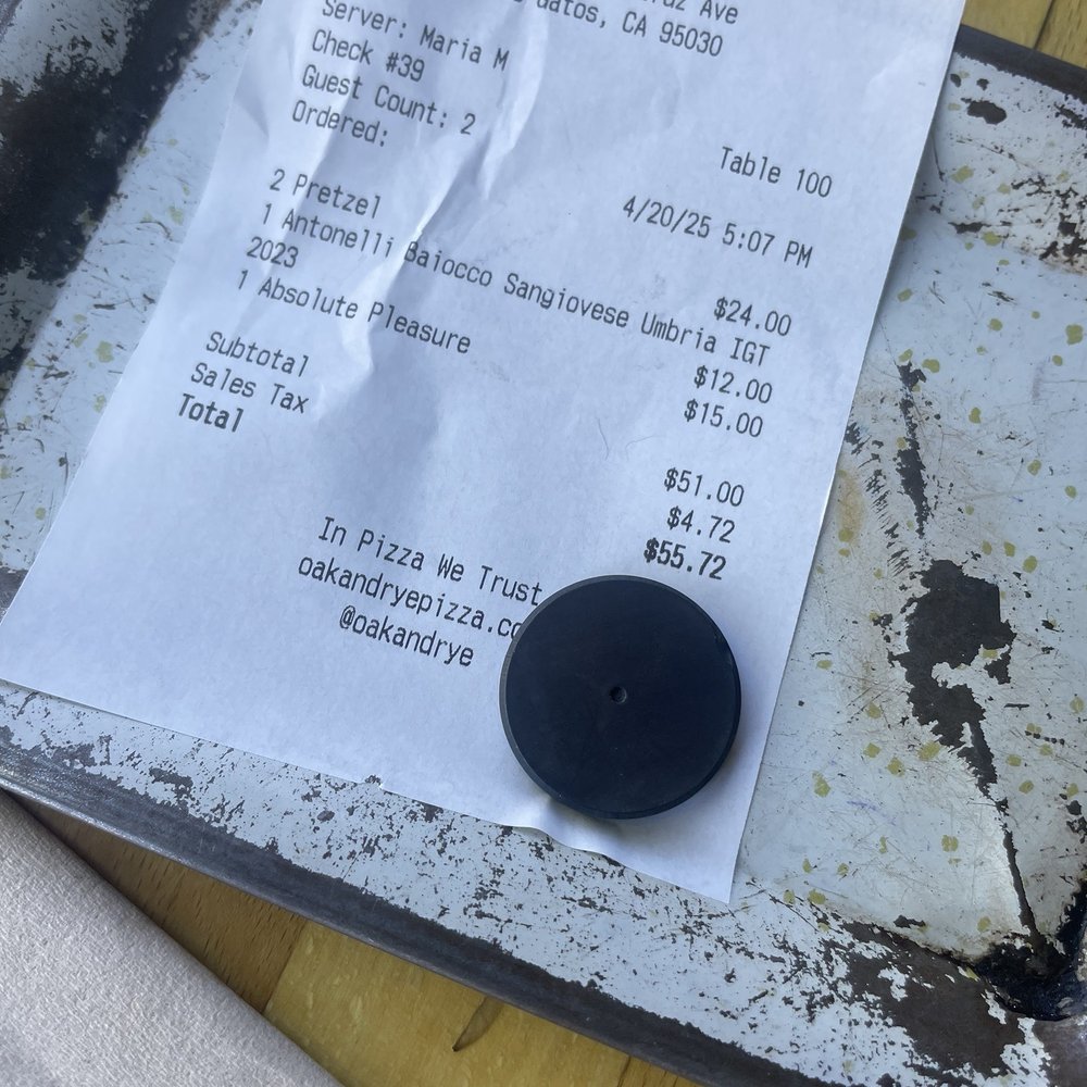 Oak & Rye - Bill - Pizza Near Me - Los Gatos, California Oak & Rye - Bill - Pizza Near Me - Los Gatos, California