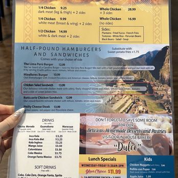 Aromas of Peru - Menu - Peruvian Near Me - Wilmington, North Carolina