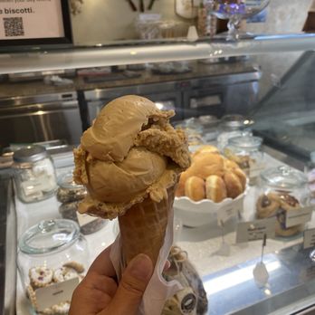 D'oro Gelato e Caffè - Pistachio gelato. Very good. $7+. August 2026 - Ice Cream & Frozen Yogurt Near Me - Vancouver, British Columbia