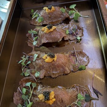 Chubby Cattle BBQ - wagyu uni caviar nigiri - Barbeque Near Me - Irvine, California Chubby Cattle BBQ - wagyu uni caviar nigiri - Barbeque Near Me - Irvine, California