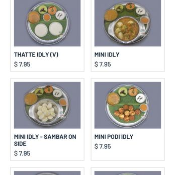 Idly Express - Milpitas - Menu 1 - Vegetarian Near Me - Milpitas, California