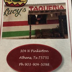 Lucy’s Taqueria - Menu cover