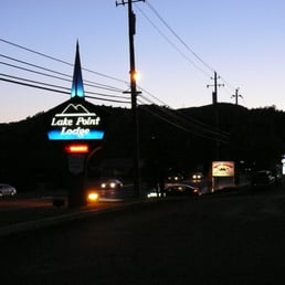 Signboard at night