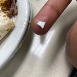 Taqueria Nasa - Eggshell found in my breakfast taco