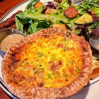 Mimi's Cafe - Quiche Lorraine with salad - Breakfast & Brunch Near Me - Greensboro, North Carolina Mimi's Cafe - Quiche Lorraine with salad - Breakfast & Brunch Near Me - Greensboro, North Carolina