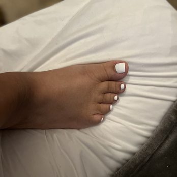Classic Nails - Always white Classic Full Pedicure Gel of course - Nail Salons Near Me - Anaheim, California