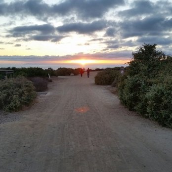 San Clemente State Beach - Walk from camping to cliff. - Beaches Near Me - San Clemente, California
