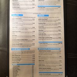 Updated menu (June 2026)