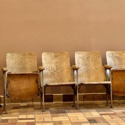 Lorraine’s Bake Shop - Old theater seats adds a vintage feel to the space