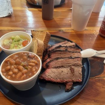 Slap N' Good BBQ & Catering - Slice brisket, toast, spicy beans cold salad!! - Barbeque Near Me - Kemp, Texas Slap N' Good BBQ & Catering - Slice brisket, toast, spicy beans cold salad!! - Barbeque Near Me - Kemp, Texas