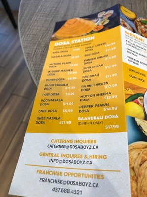 Menu photo 4 Dosa Boyz Brampton, ON Menu photo 4 Dosa Boyz Brampton, ON