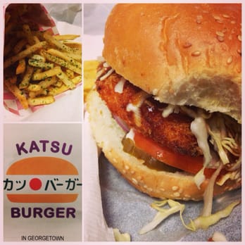 Katsu Burger - Tokyo Classic with chicken and nori fries - Burgers Near Me - Seattle, Washington Katsu Burger - Tokyo Classic with chicken and nori fries - Burgers Near Me - Seattle, Washington