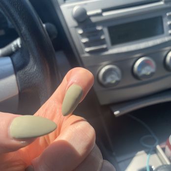 Ivy Nails - Matte almond nails done by Tammy :) - Nail Salons Near Me - Brooklyn Park, Minnesota