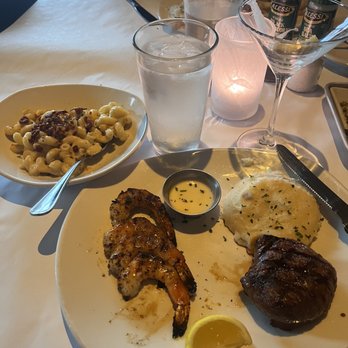 Bonefish Grill - Bacon Mac & Cheese Sirloin and Shrimp Garlic Whipped Potatoes - Seafood Near Me - Orland Park, Illinois Bonefish Grill - Bacon Mac & Cheese Sirloin and Shrimp Garlic Whipped Potatoes - Seafood Near Me - Orland Park, Illinois