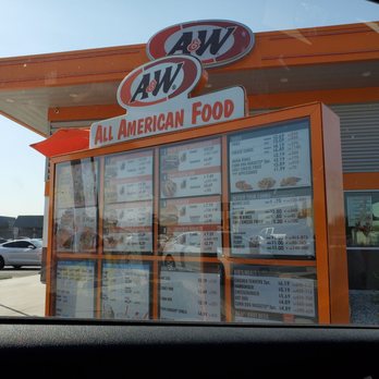 A&W Restaurant - The menu. - Fast Food Near Me - Visalia, California
