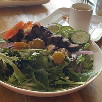 Indulge Bistro & Wine Bar - Washington Avenue Steak Salad* - New American Near Me - Golden, Colorado