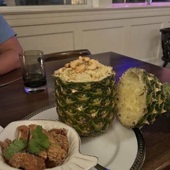 NaPha Thai Kitchen - Pineapple fried rice w/ crispy chicken - Thai Near Me - Middletown, Rhode Island NaPha Thai Kitchen - Pineapple fried rice w/ crispy chicken - Thai Near Me - Middletown, Rhode Island
