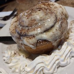 Olympia Family Restaurant - Homemade cinnamon roll.