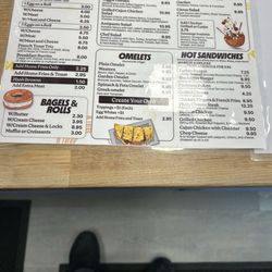 Town Hall Deli - Breakfast menu