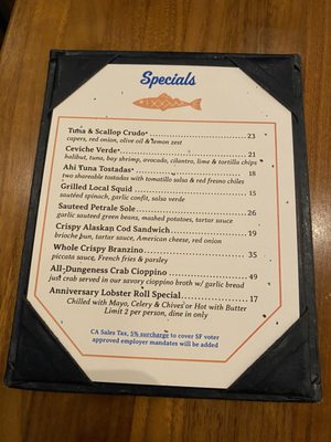 Menu photo 3 Woodhouse Fish San Francisco, CA Menu photo 3 Woodhouse Fish San Francisco, CA