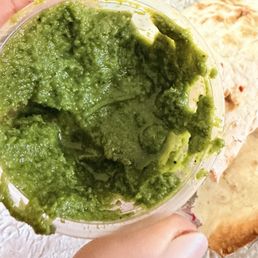 Green sauce served with kabob Compote Compote Green sauce served with kabob Compote Compote