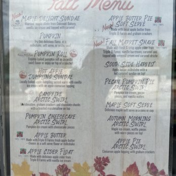 Page's - Fall Menu, September 2022 - Ice Cream & Frozen Yogurt Near Me - Pittsburgh, Pennsylvania Page's - Fall Menu, September 2022 - Ice Cream & Frozen Yogurt Near Me - Pittsburgh, Pennsylvania