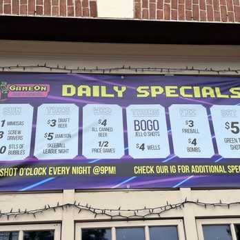 GameOn Bar Arcade - The sign referenced in my review. - Arcades Near Me - Annapolis, Maryland GameOn Bar Arcade - The sign referenced in my review. - Arcades Near Me - Annapolis, Maryland