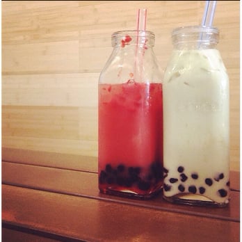 Plentea - Strawberry tea slush + match milk tea - Tea Rooms Near Me - San Francisco, California Plentea - Strawberry tea slush + match milk tea - Tea Rooms Near Me - San Francisco, California