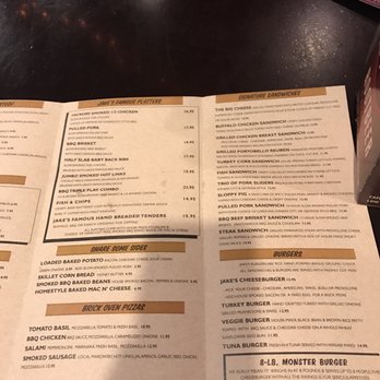 Jake Melnick's Corner Tap - Current menu - Sports Bars Near Me - Chicago, Illinois