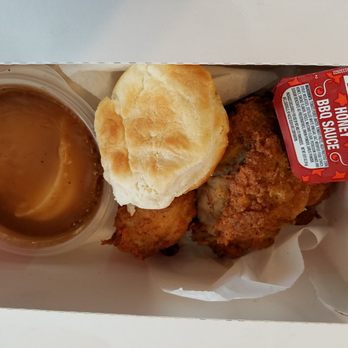 KFC - Moms 2pc extra crispy chicken. Comes with a  biscuit and mashed potatoes and gravy 2.99  no drink though - Fast Food Near Me - Saint Clair Shores, Michigan