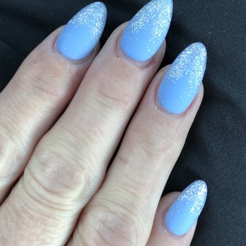 Nail'd It Nail Spa - Snow-capped, matte finish, sky blue. - Nail Salons Near Me - Pasadena, California Nail'd It Nail Spa - Snow-capped, matte finish, sky blue. - Nail Salons Near Me - Pasadena, California