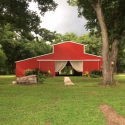 Martin's Pecanville - This is the front of the barn in July.