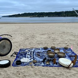 Bar Beach Park - Sound bath on the beach