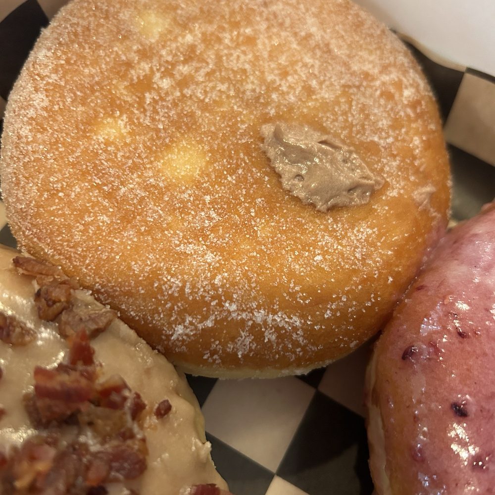 The Goods - Vermont maple bacon , Nutella buttercream and berry - Donuts Near Me - Carlsbad, California The Goods - Vermont maple bacon , Nutella buttercream and berry - Donuts Near Me - Carlsbad, California