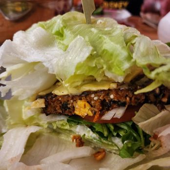 Hopdoddy Burger Bar - El Bandito vegan burger - Burgers Near Me - Newport Beach, California Hopdoddy Burger Bar - El Bandito vegan burger - Burgers Near Me - Newport Beach, California
