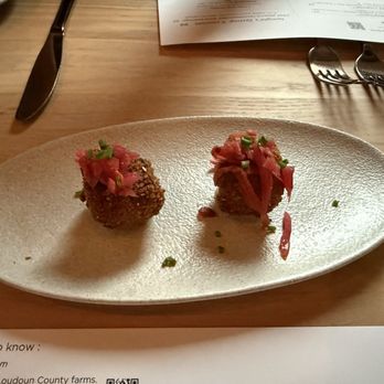 Ahso Restaurant - Complimentary from the kitchen - New American Near Me - Brambleton, Virginia