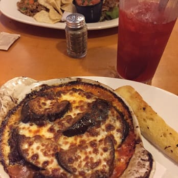 One World - Eggplant Lasagna and Italian soda. - New American Near Me - Peoria, Illinois