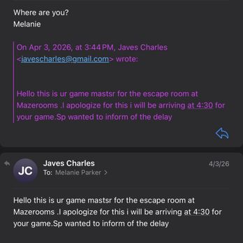 Maze Rooms - Unacceptable! Where my refund?! - Escape Games Near Me - Los Angeles, California