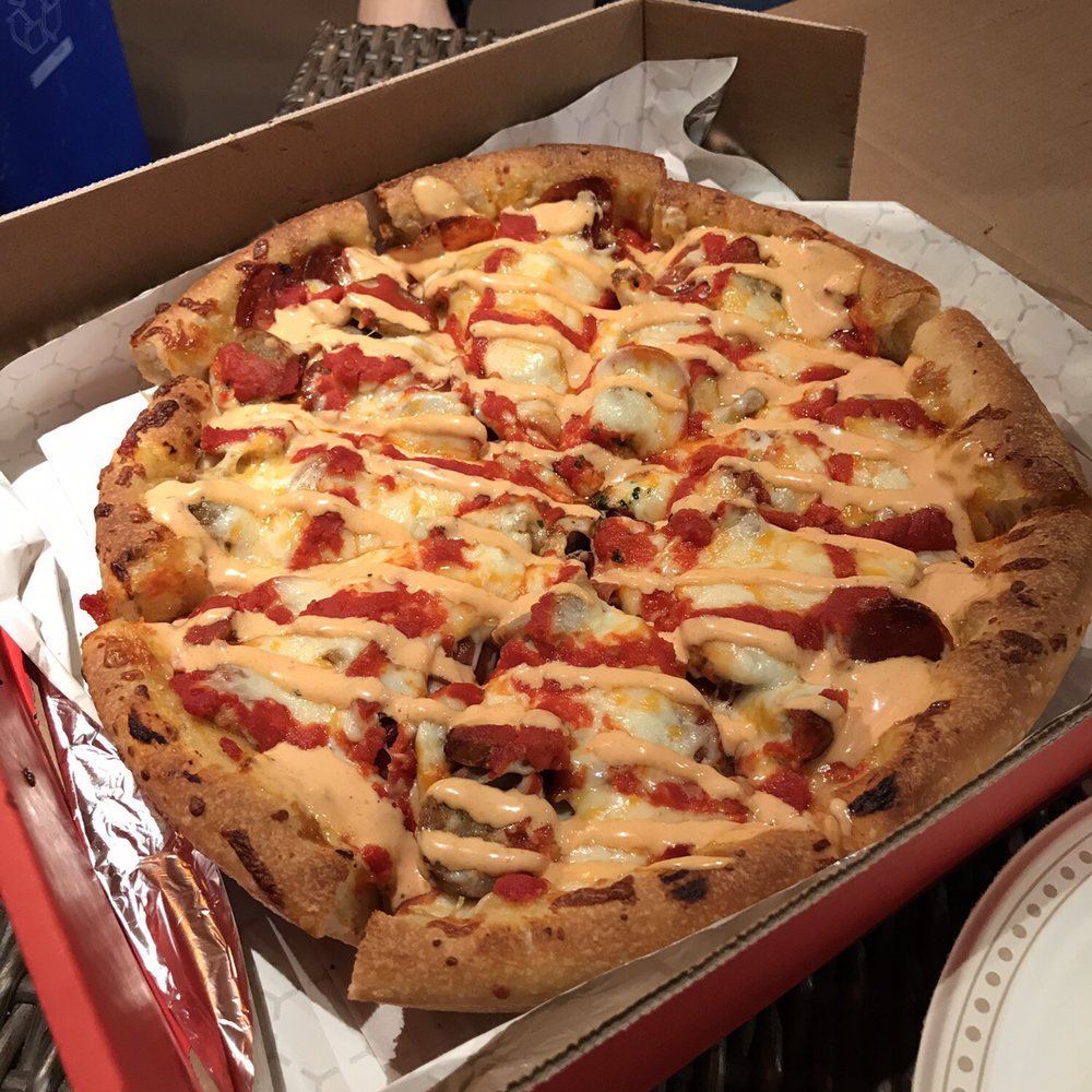 Deep dish pizza
