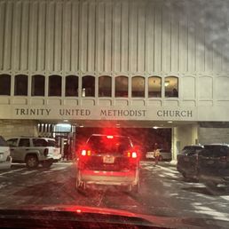 Exterior outside entrance of Trinity United Methodist Church - Parking - Lima, Ohio Exterior outside entrance of Trinity United Methodist Church - Parking - Lima, Ohio