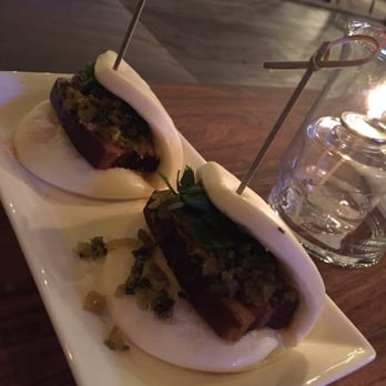 Leaf Bar & Lounge - Pork belly buns - Lounges Near Me - Flushing, New York