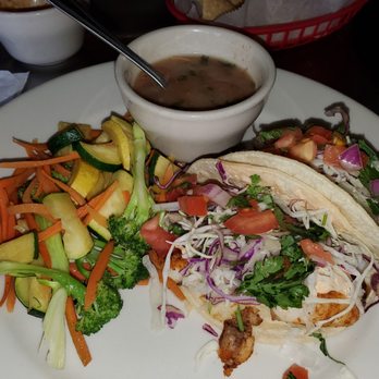 Maga's Cafe - Fish tacos with side of dated veggies and borracho beans. - Breakfast & Brunch Near Me - Houston, Texas Maga's Cafe - Fish tacos with side of dated veggies and borracho beans. - Breakfast & Brunch Near Me - Houston, Texas