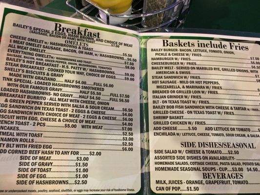 Menu photo 3 Bailey's Pub and Grub Des Moines, IA
