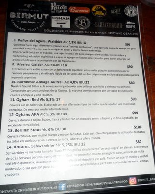 Menu photo 1 Birmut Villa Crespo, C Menu photo 1 Birmut Villa Crespo, C