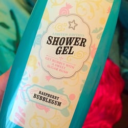 Superdrug - Limited edition raspberry BUBBLEGUM shower gel, only £0.99 and it's luscious!